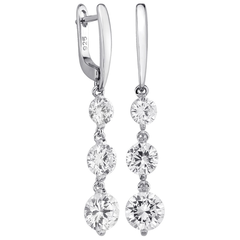 Серьги из серебра 925 пробы