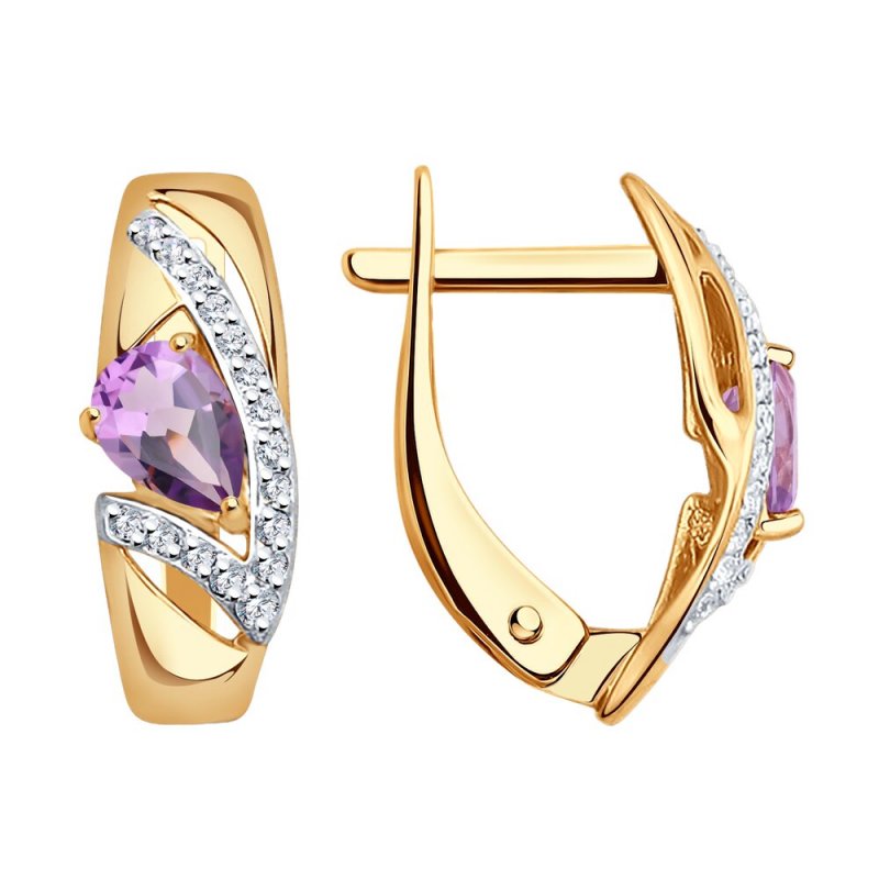 Серьги из золота 585 пробы