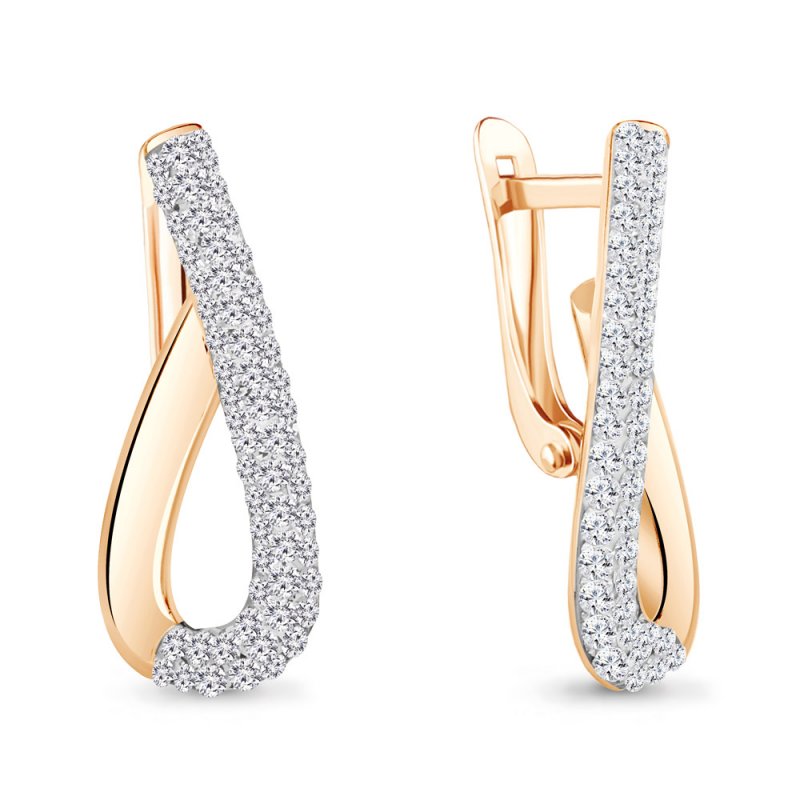 Серьги из золота 585 пробы