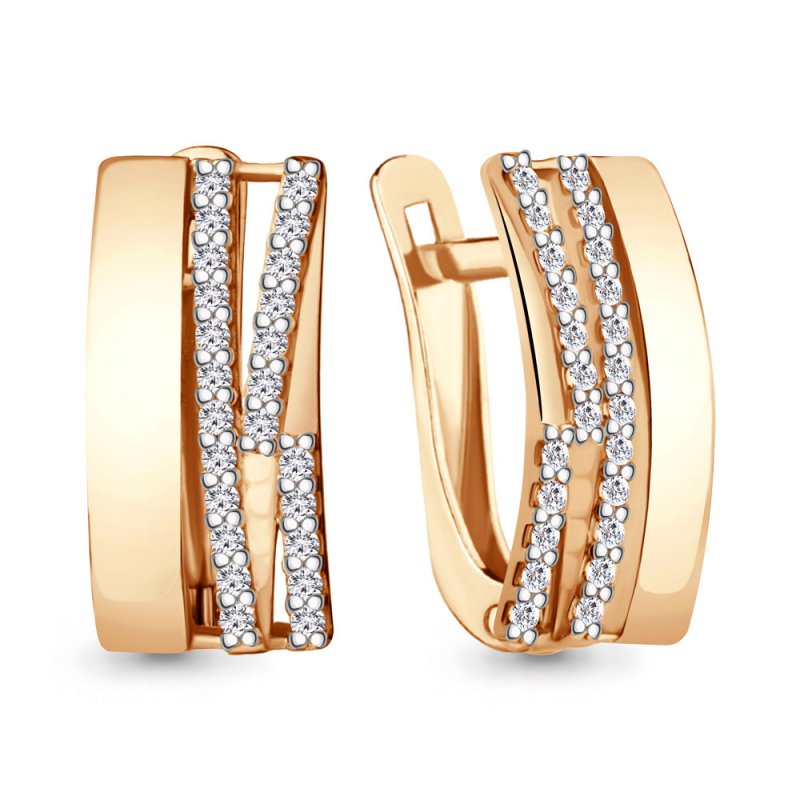 Серьги из золота 585 пробы