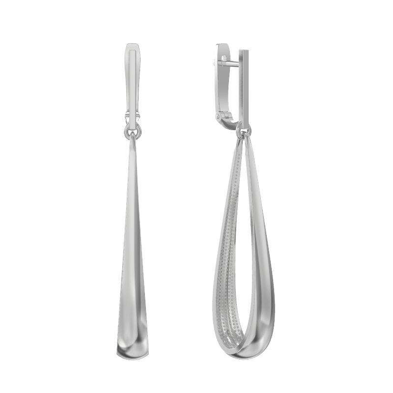 Серьги из серебра 925 пробы