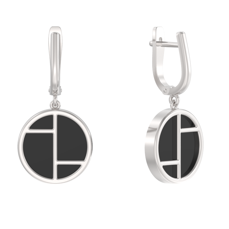 Серьги из серебра 925 пробы