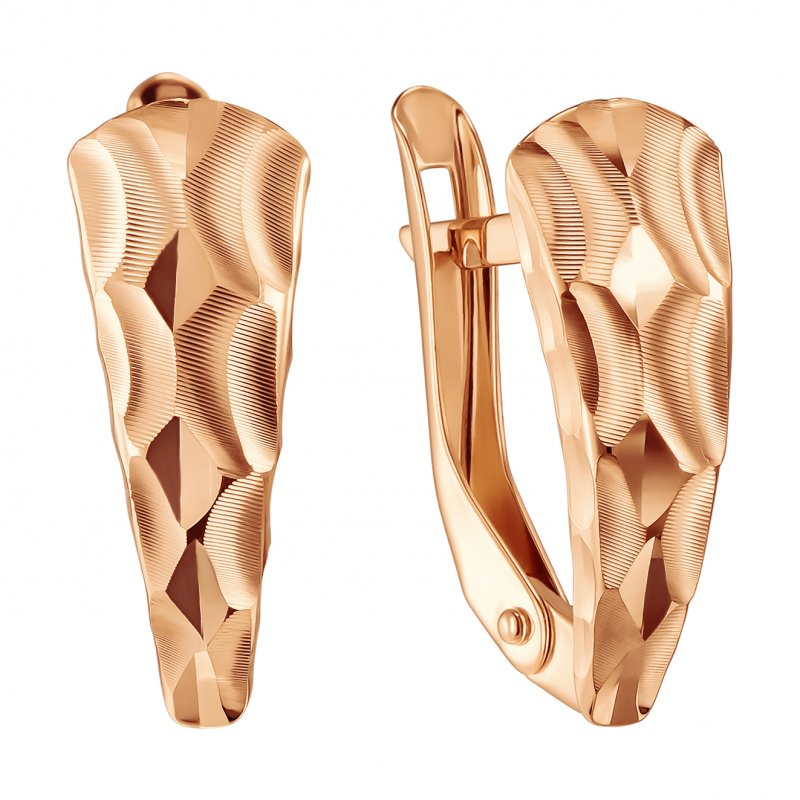 Срг06-07/з585 Серьги 585