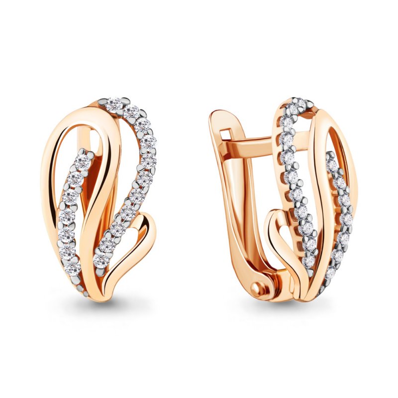 Серьги из золота 585 пробы