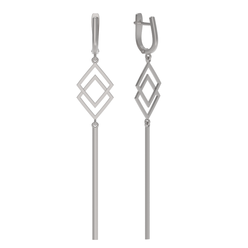 Серьги из серебра 925 пробы