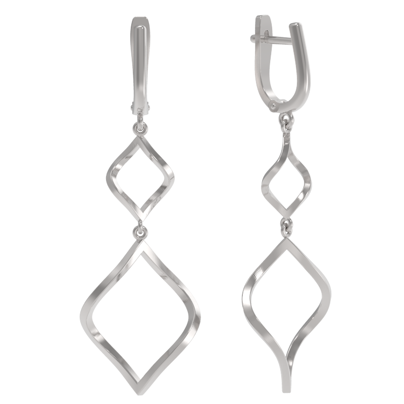Серьги из серебра 925 пробы
