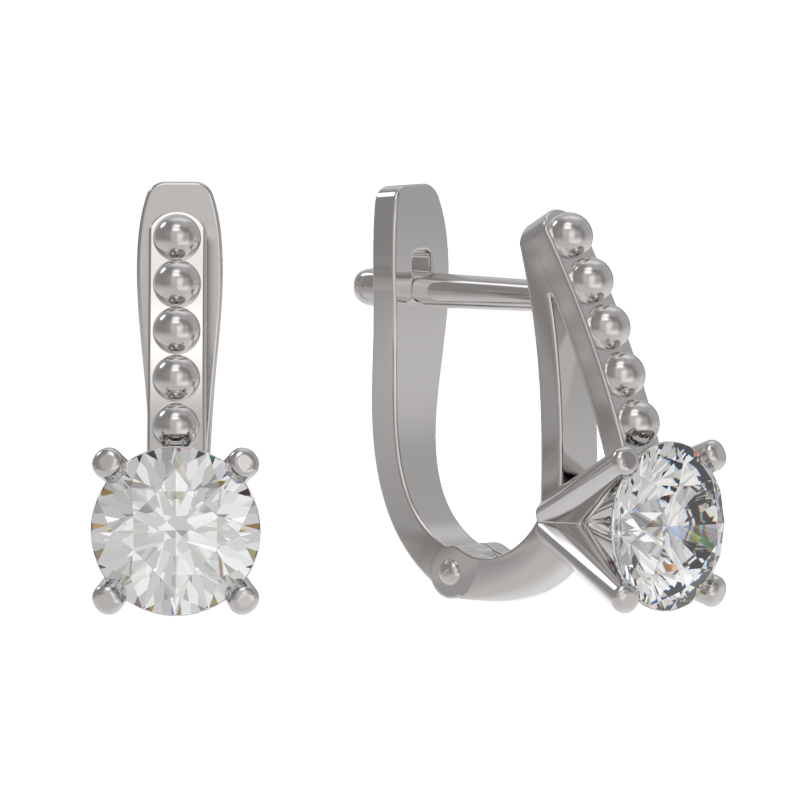 Серьги из серебра 925 пробы