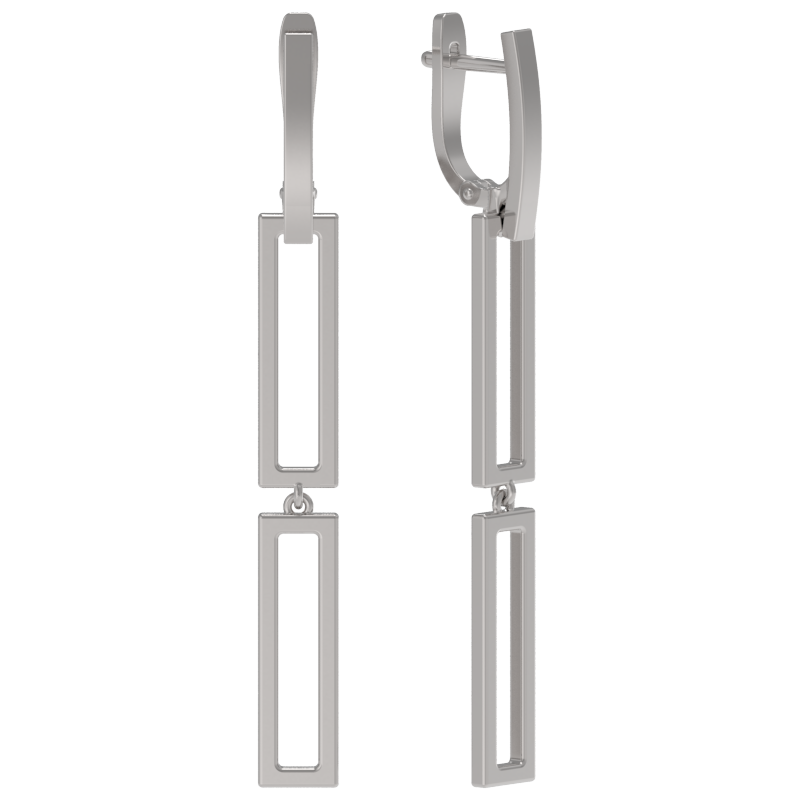Серьги из серебра 925 пробы