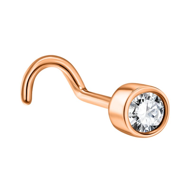 ПрснгНосТрио1.3/бцФ/з585 Пирсинг в нос 585