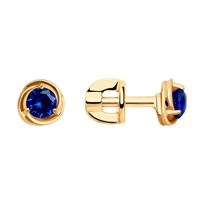 Серьги из золота 585 пробы