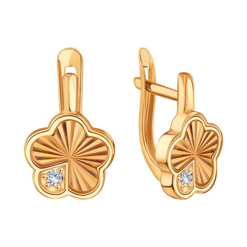 Т10262Г931 Серьги детские 585