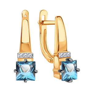 Т14302Г236 Серьги 585