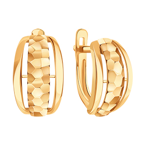 Серьги из золота 585 пробы