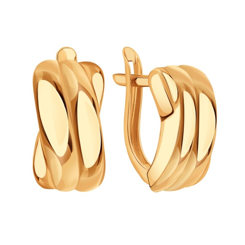 Т10002В497 Серьги 585