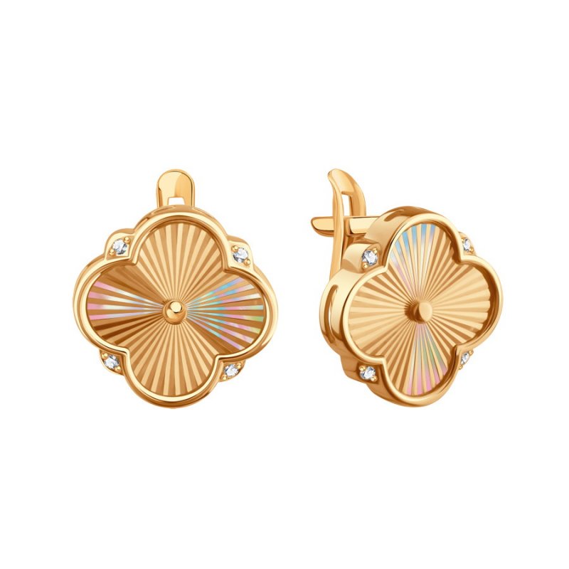 Т10262Г453 Серьги 585