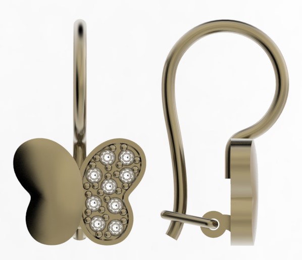 031622-1102 Серьги детские 585