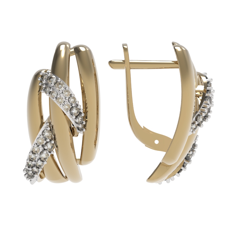 032732-1102 Серьги 585