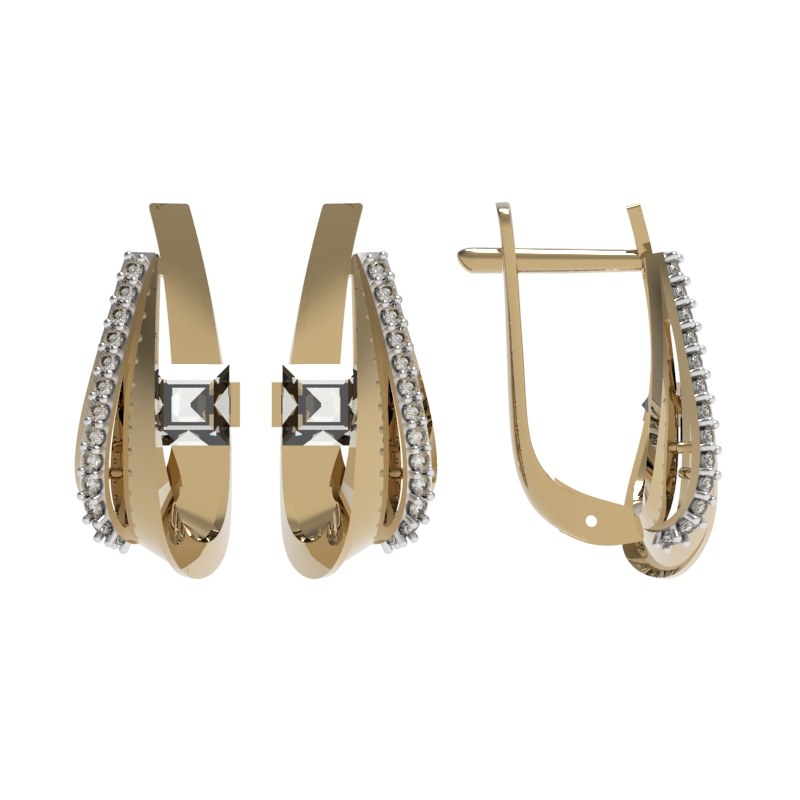 032932-1102 Серьги 585