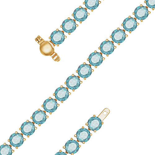 Бр120-4033-18Т Браслет 585