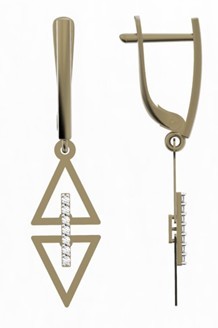 500072-1102 Серьги 585