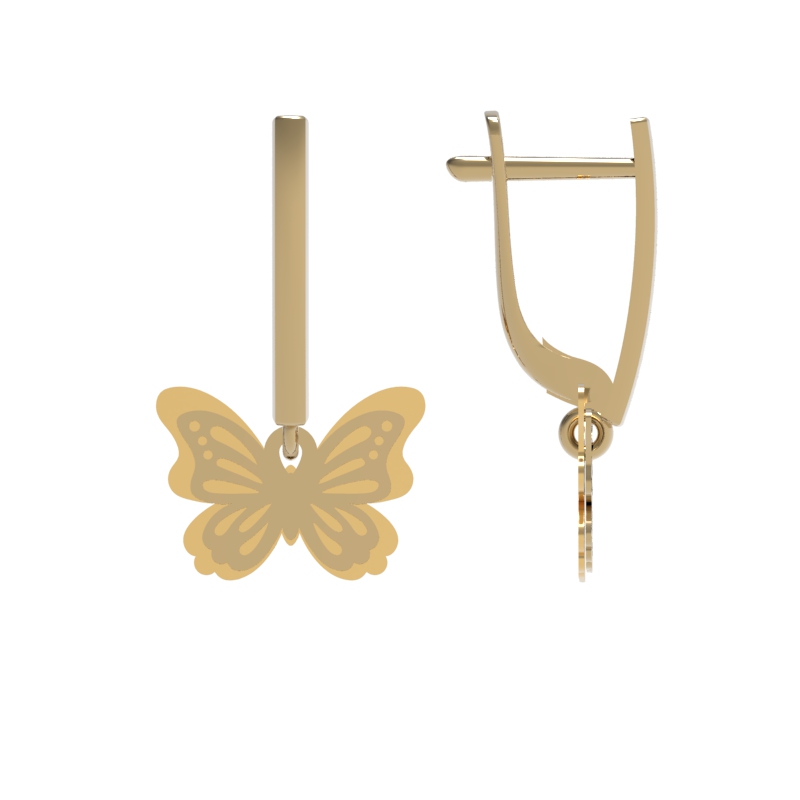 501792-1000 Серьги 585