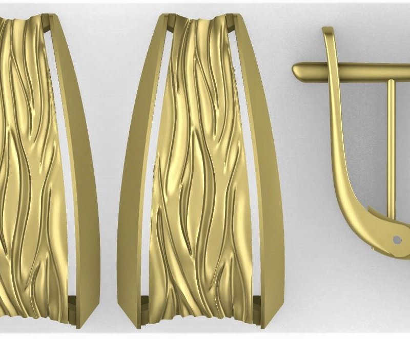 803472-1000 Серьги 585