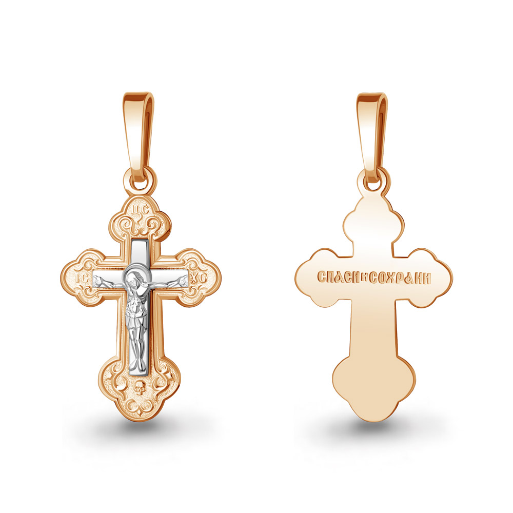 Крест из золота 585 пробы