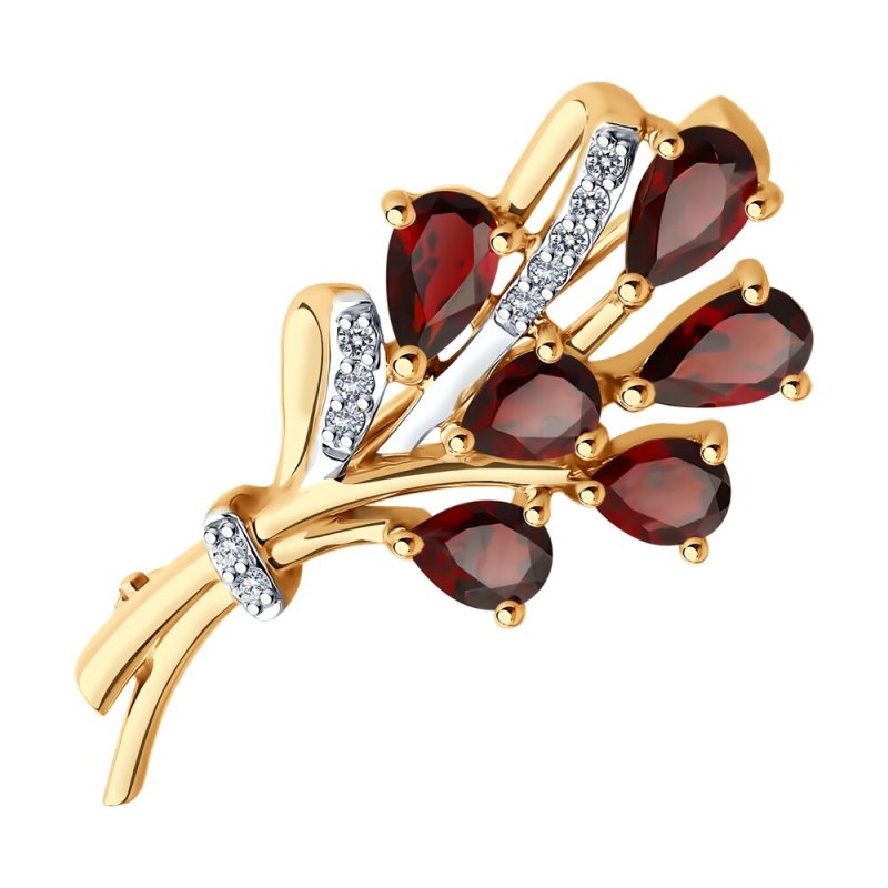 740406 Брошь 585