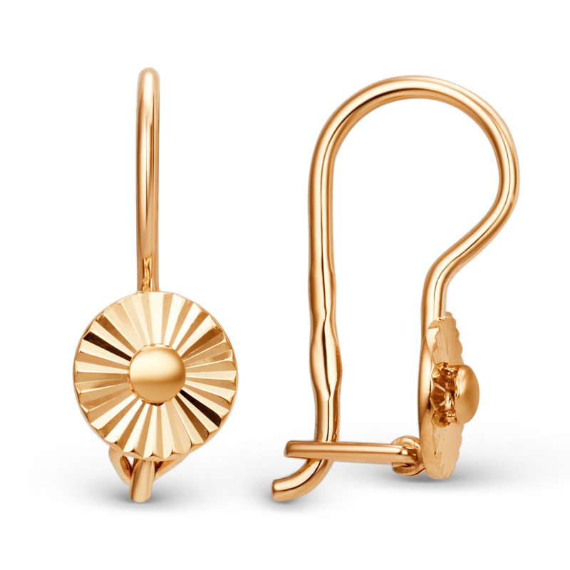 013662-1010 Серьги детские 585