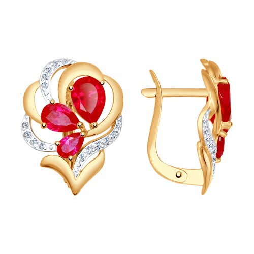 725038 Серьги 585