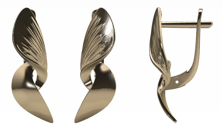 038552-1000 Серьги 585