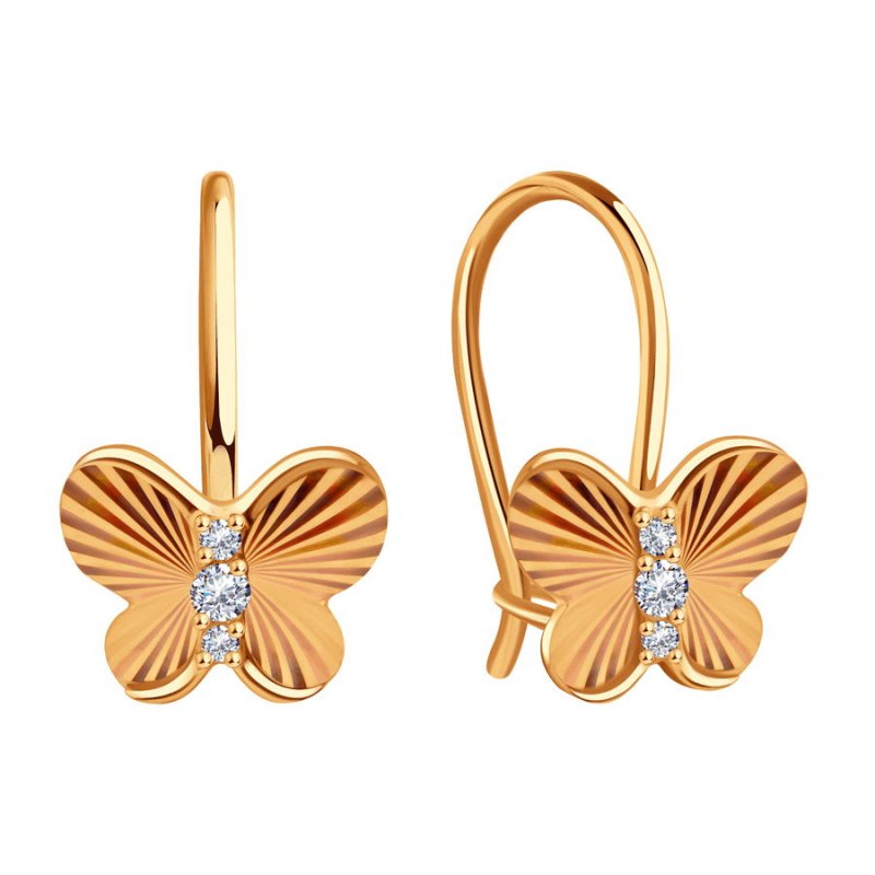 Серьги из золота 585 пробы