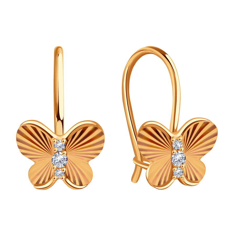 Серьги из золота 585 пробы