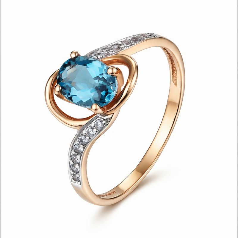 Золотое кольцо 585 пробы