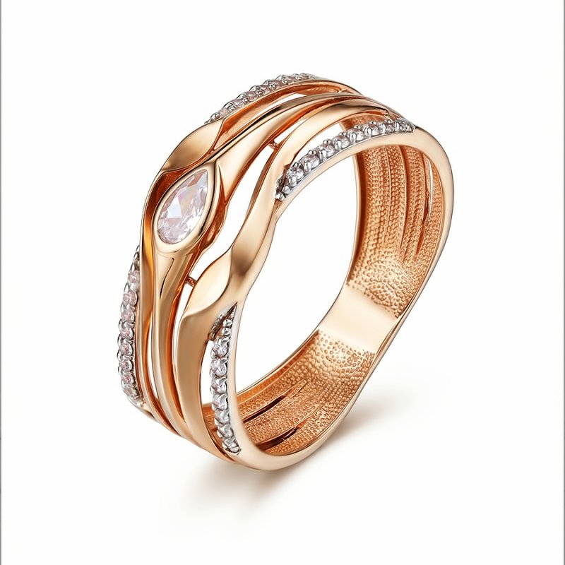 Золотое кольцо 585 пробы