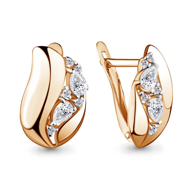 Серьги из золота 585 пробы