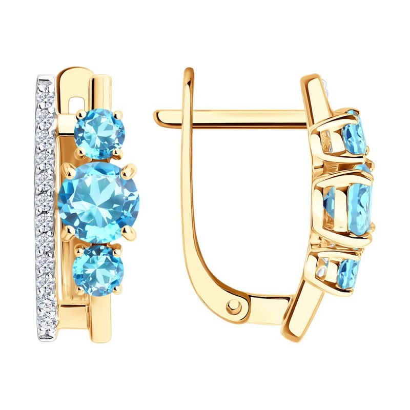 729360 Серьги 585