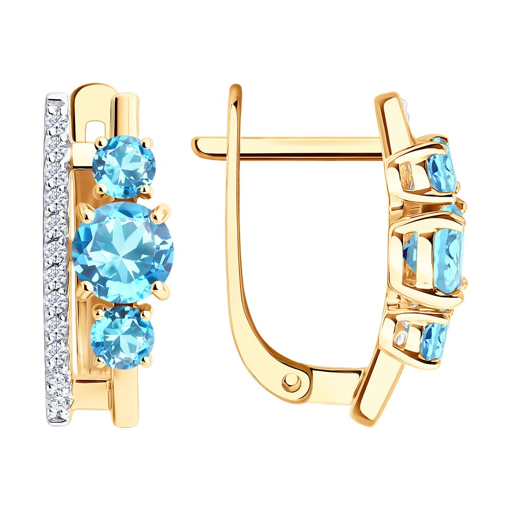 729360 Серьги 585