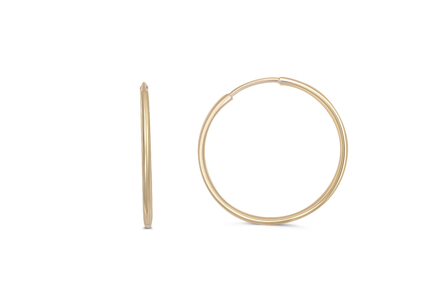 Серьги из золота 585 пробы конго