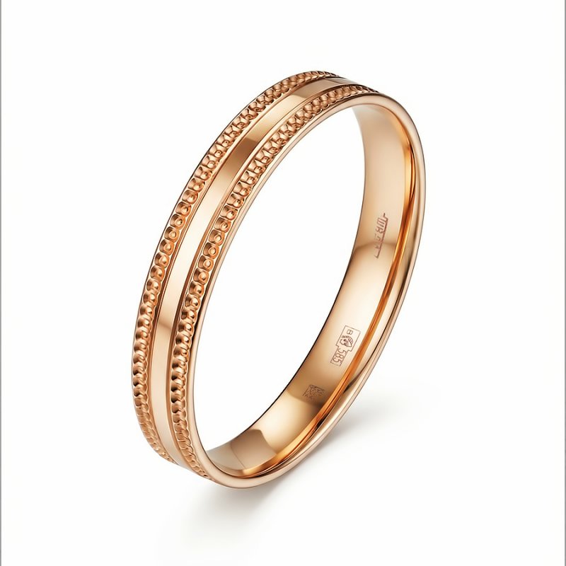 Золотое кольцо обручальное 585 пробы