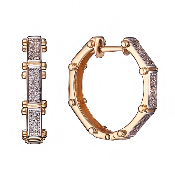 Серьги из золота 585 пробы