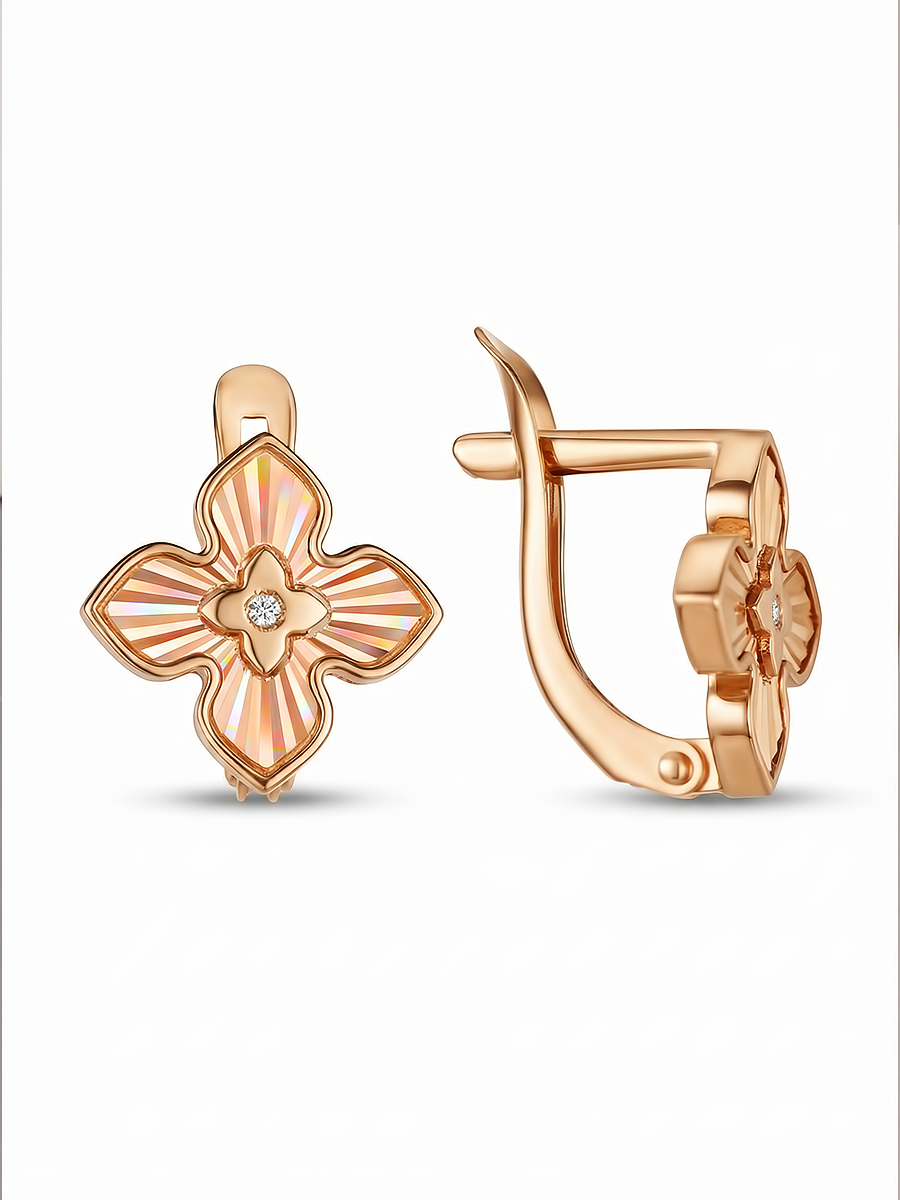 Серьги из золота 585 пробы