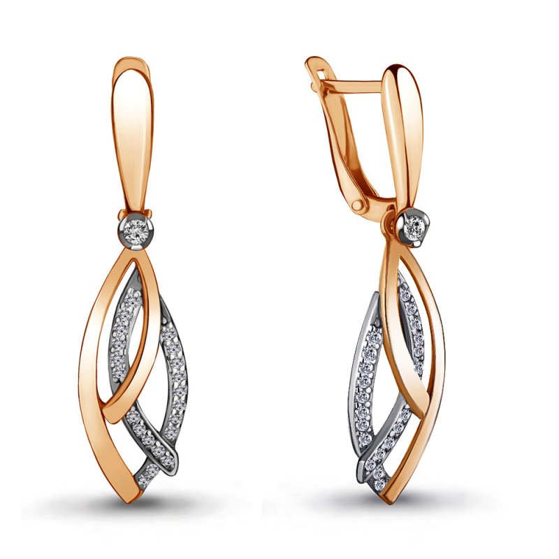 Серьги из золота 585 пробы