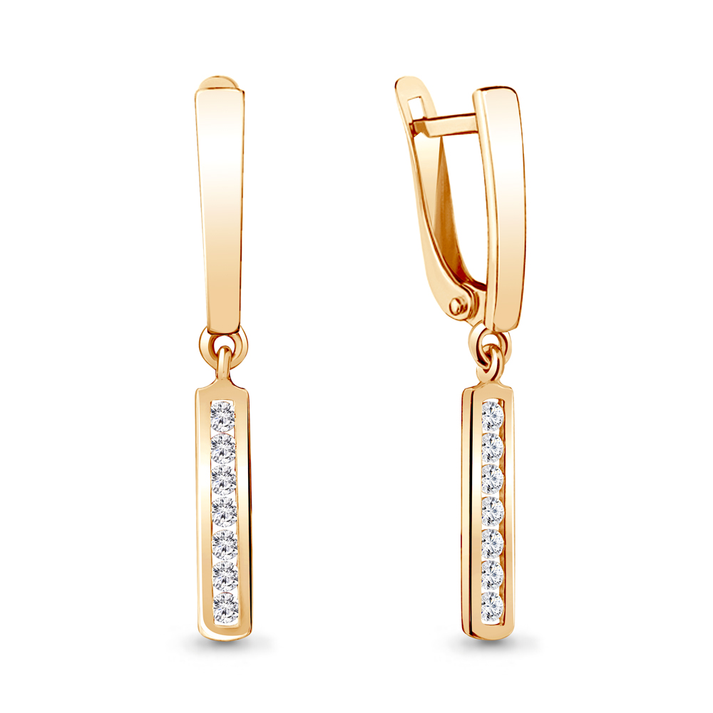 Серьги из золота 585 пробы