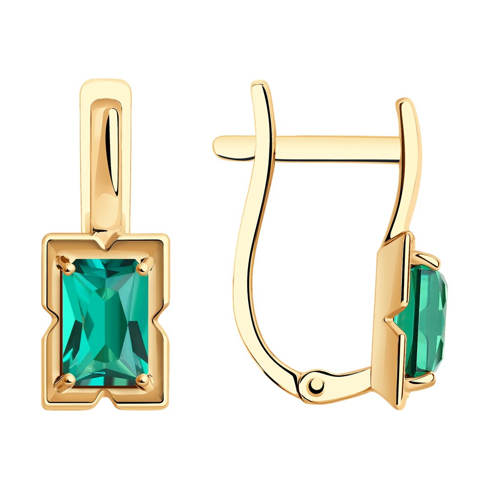 Серьги из золота 585 пробы