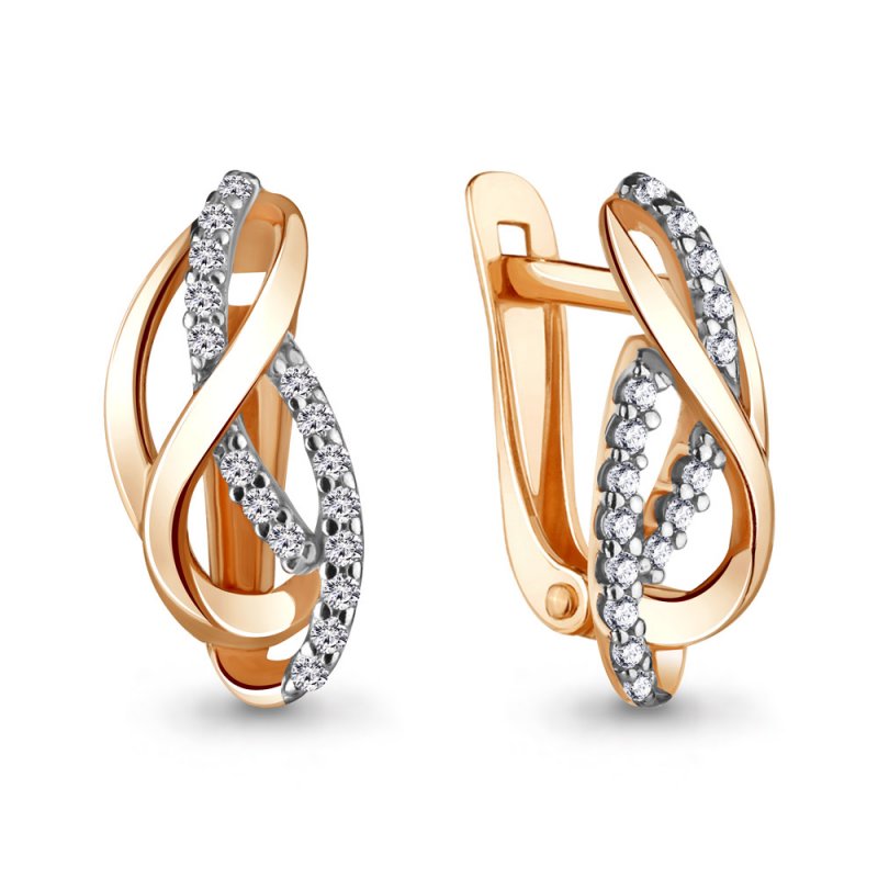 Серьги из золота 585 пробы