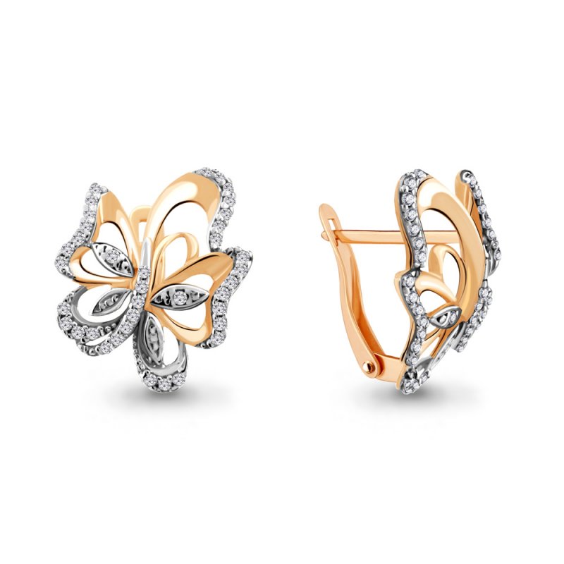 Серьги из золота 585 пробы