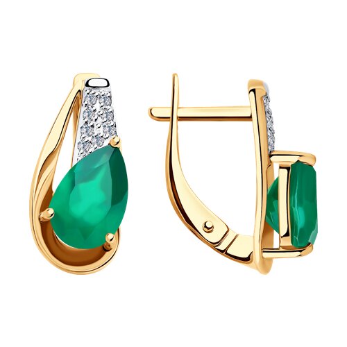 Серьги из золота 585 пробы