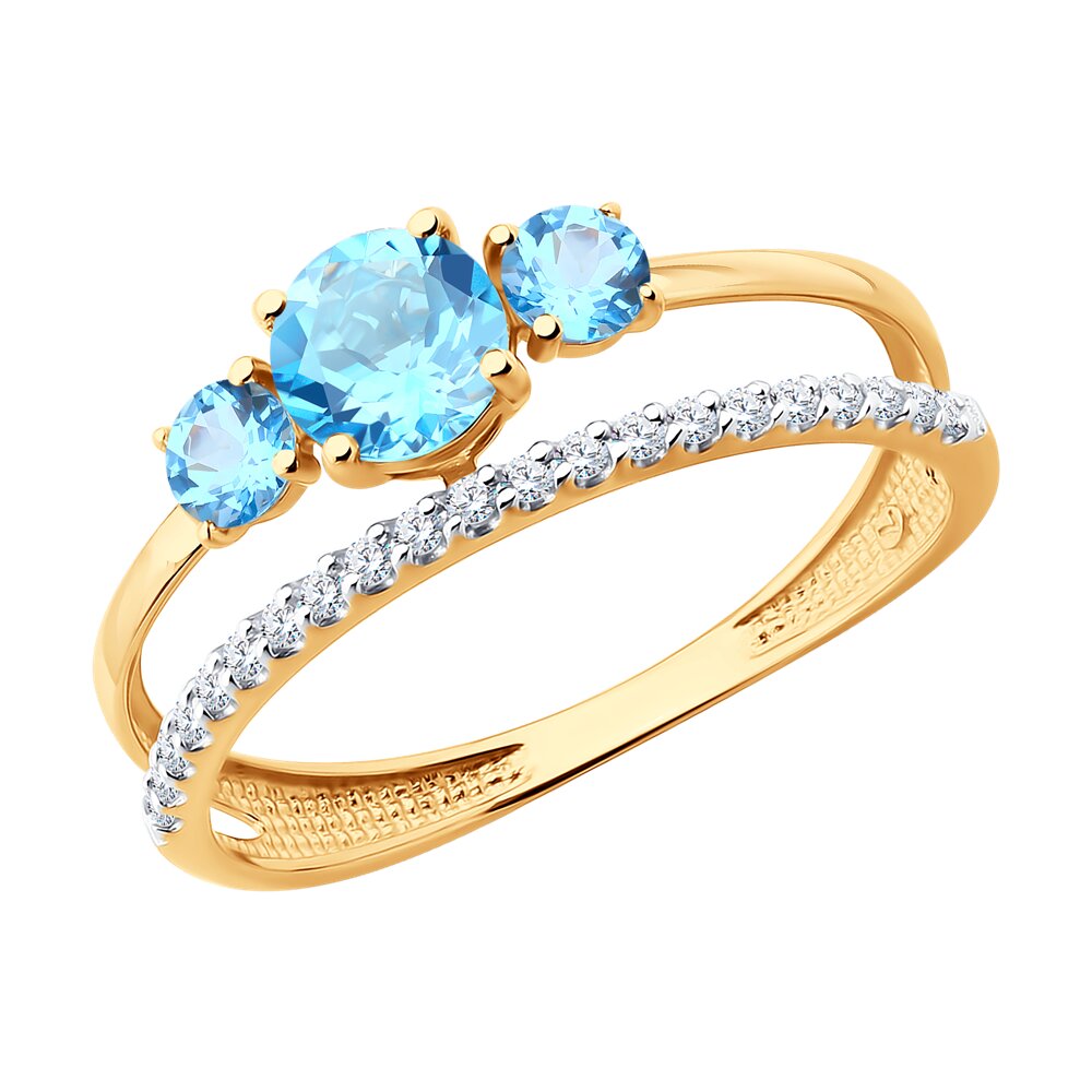 717374 Кольцо 585