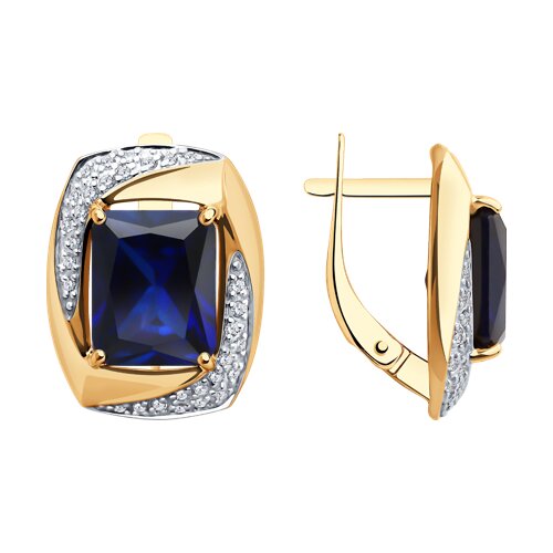 Серьги из золота 585 пробы